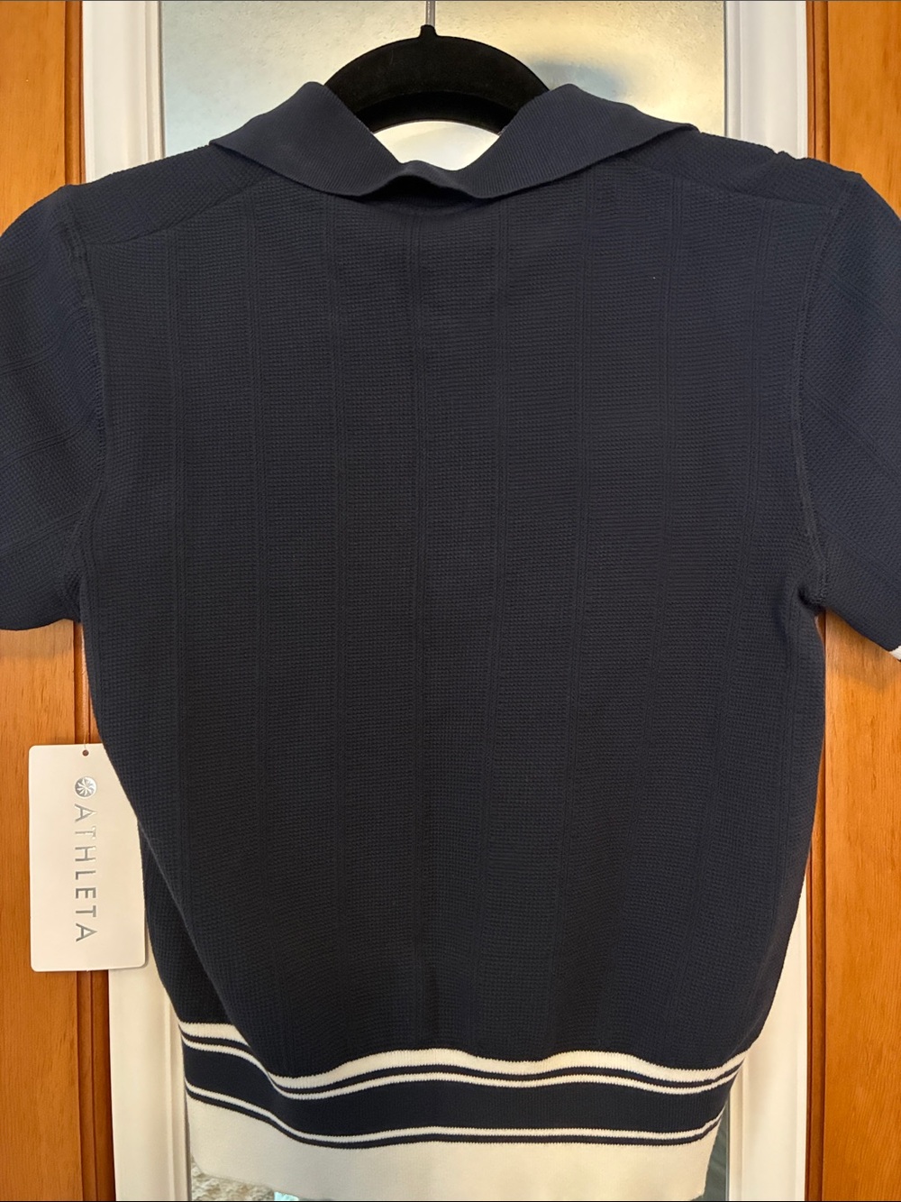 Athleta Seamless Polo Tee Sweater - Picture 5 of 5